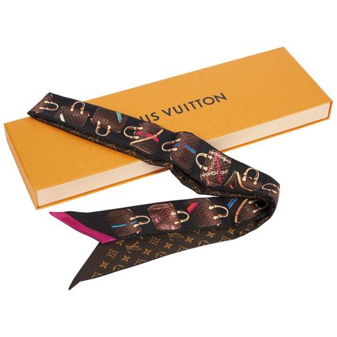 louis vuitton head scarf womens|louis vuitton twilly scarf.